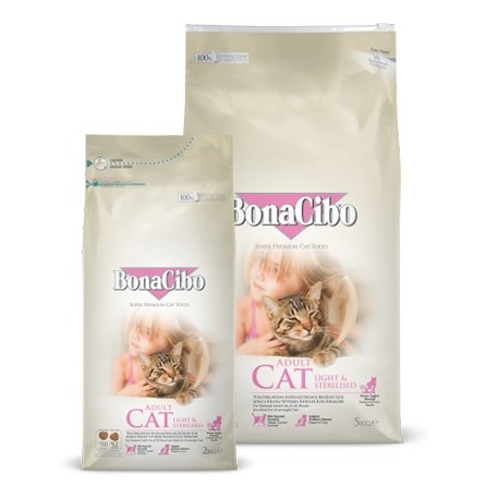 BonaCibo Adult Cat Light & Sterillised
