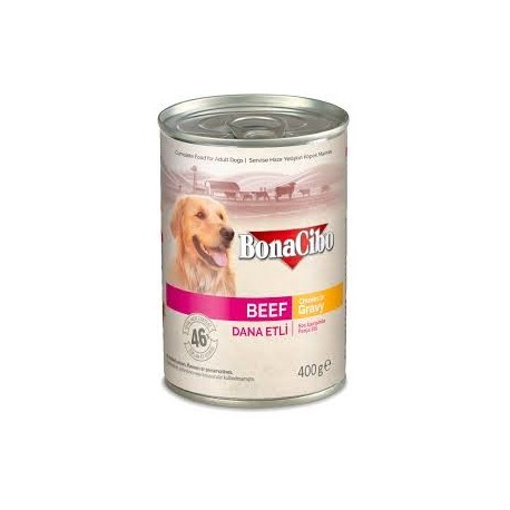 BonaCibo Adult Beef Chunks in Gravy