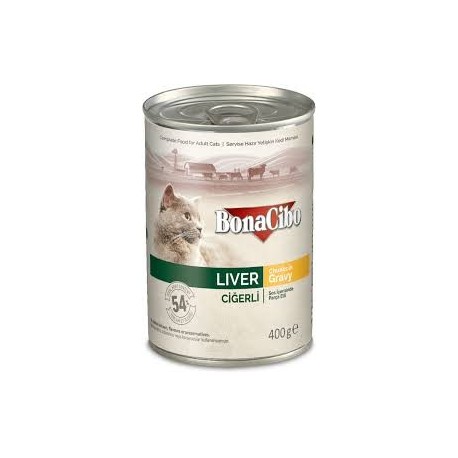 BonaCibo Adult Liver Chunks in Gravy